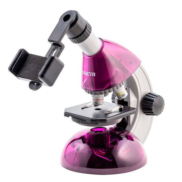 Мікроскоп SIGETA MIXI 40x-640x PURPLE (з адаптером для смартфона) OPT-65914 фото