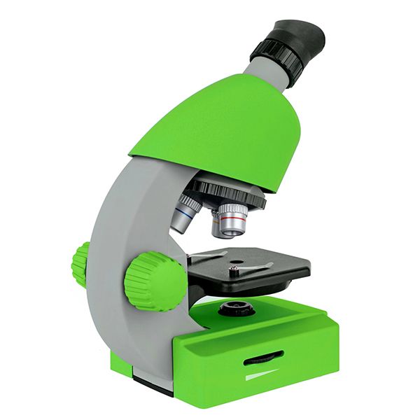 Мікроскоп Bresser Junior 40x-640x Green з набором для дослідів і адаптером для смартфона (8851300B4K000) 923040 фото