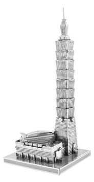 Металлический 3D конструктор "Небоскреб "Тайбэй 101", Metal Earth, ICX007 TP-656 фото