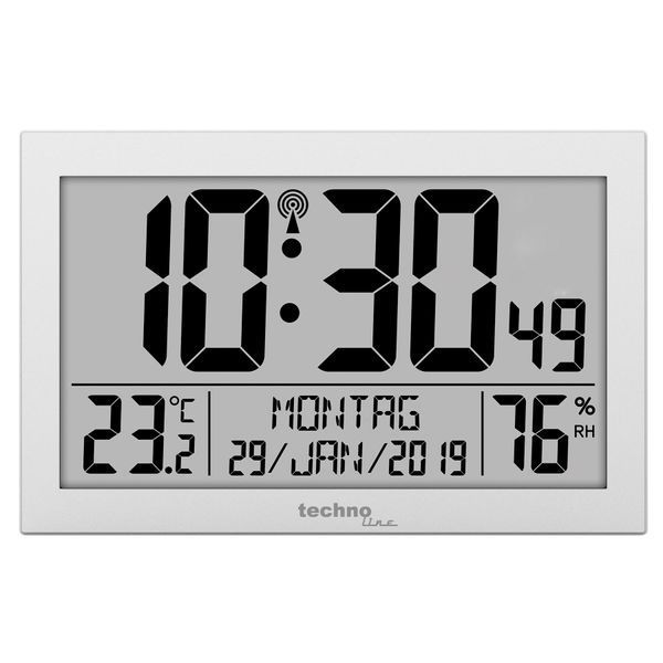 Годинник настінний Technoline WS8016 Silver (WS8016) DAS301204 фото