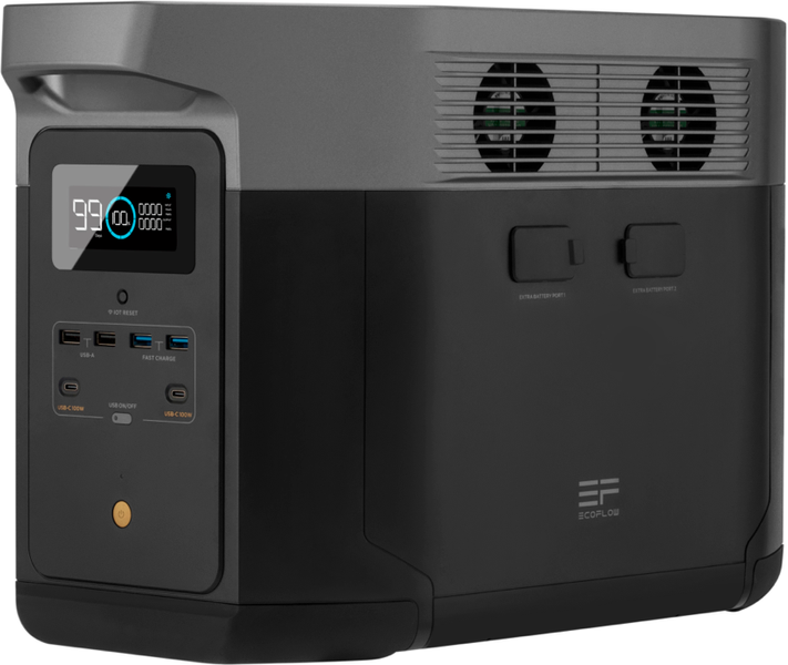 Зарядна станція EcoFlow DELTA Max 1600 (1612 Вт&middot;ч), Оригінал, Європейські розетки DELTAMAX1600-EU фото