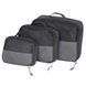 Набір органайзерів дорожніх Bo-Camp Travel Pack Cube 3 pc Anthracite (7504370) DAS302129 фото 1