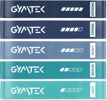 Набор резинок для фитнеса Gymtek 0,5-30кг синий H-5905884426685 фото