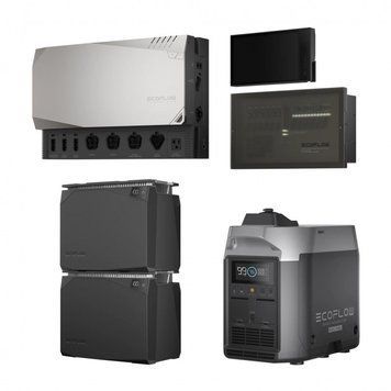 Комплект енергонезалежності EcoFlow Power Independence Kit 4 kWh (з генератором) ECO-EF-EF-PKIndependence4KWT фото