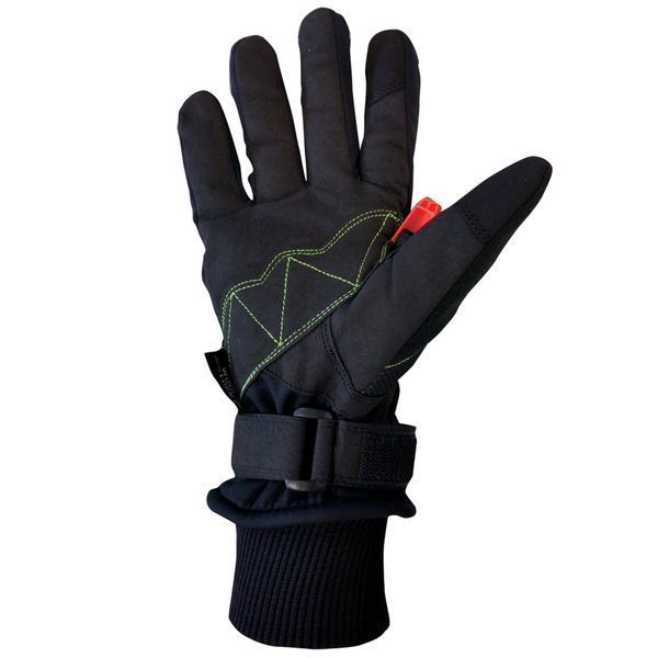 Рукавиці для скандинавської ходьби Gabel Wind Tech N.C.S. Black/Green M (8015012100008) DAS301171 фото