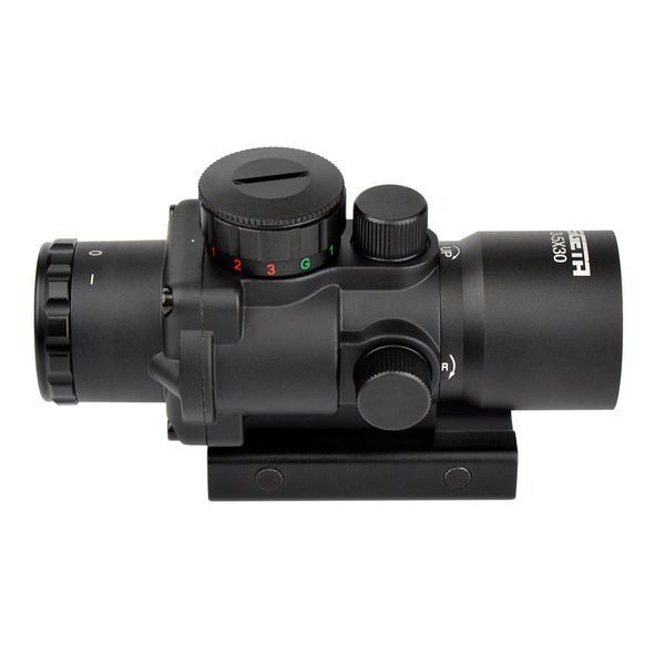Призматический прибор SIGETA Prismatic 3.5x30 Mildot Red/Green/Blue OPT-65713 фото