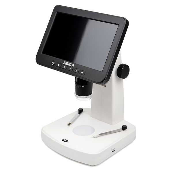 Цифровий мікроскоп SIGETA Numeric Pro 10x-300x 5 MP 7" LCD OPT-65512 фото