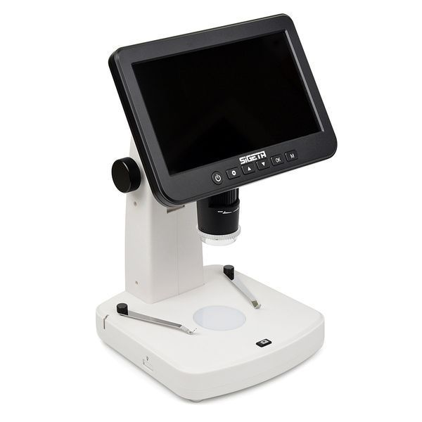 Цифровий мікроскоп SIGETA Numeric Pro 10x-300x 5 MP 7" LCD OPT-65512 фото