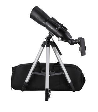 Телескоп Carbon 80/400 AZ з сумкою та адаптером для смартфона, Carbon, 88032 TP-88032 фото