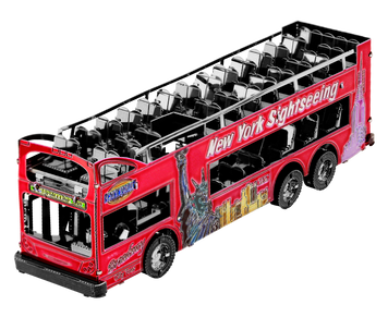 Металевий 3D конструктор "Big Apple Tour Bus" TP-4558 фото