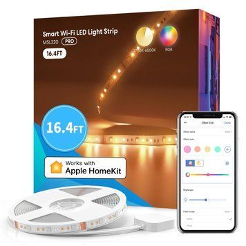 Meross MSL320PHK(EU)-5m-Light Умная световая LED лента Wi-Fi 99-00018795 фото