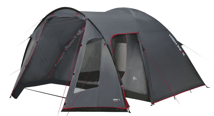 Намет High Peak Tessin 4 Dark Grey/Red (10222) 925391 фото