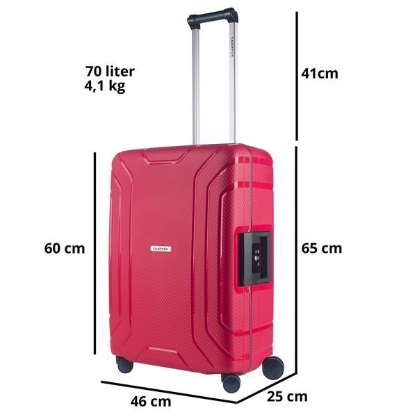 Валіза CarryOn Steward (M) Red (502262) 930042 фото