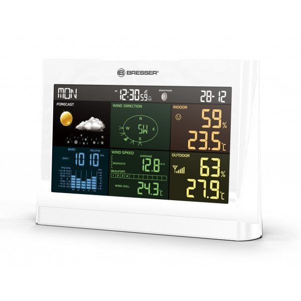 Метеостанція Bresser 5-in-1 Comfort Weather Center White (7002550GYE000) 930584 фото